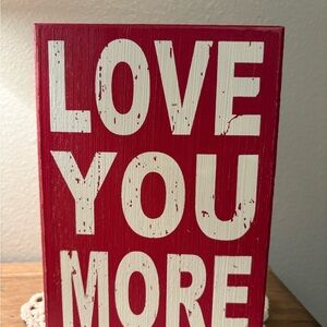 Valentine’s Day sign